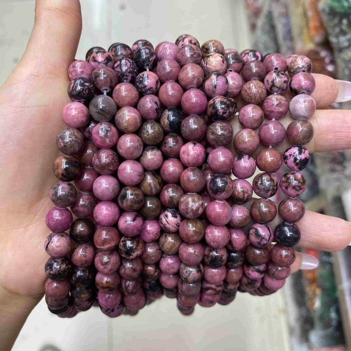 Wholesale Gemstone Beads 4mm 6mm 8mm 10mm 12mm-Loose Bead -Free Shipping （I）