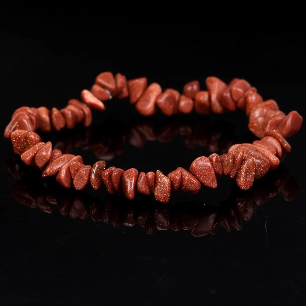 Chip Bead Stretch Bracelet 7.5inch