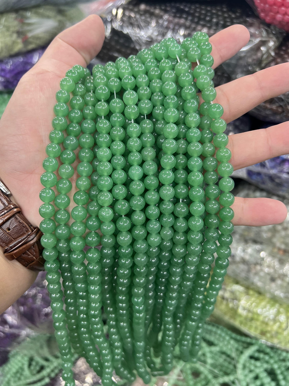 $2.5--8mm semi precious beads #1 Free Shipping
