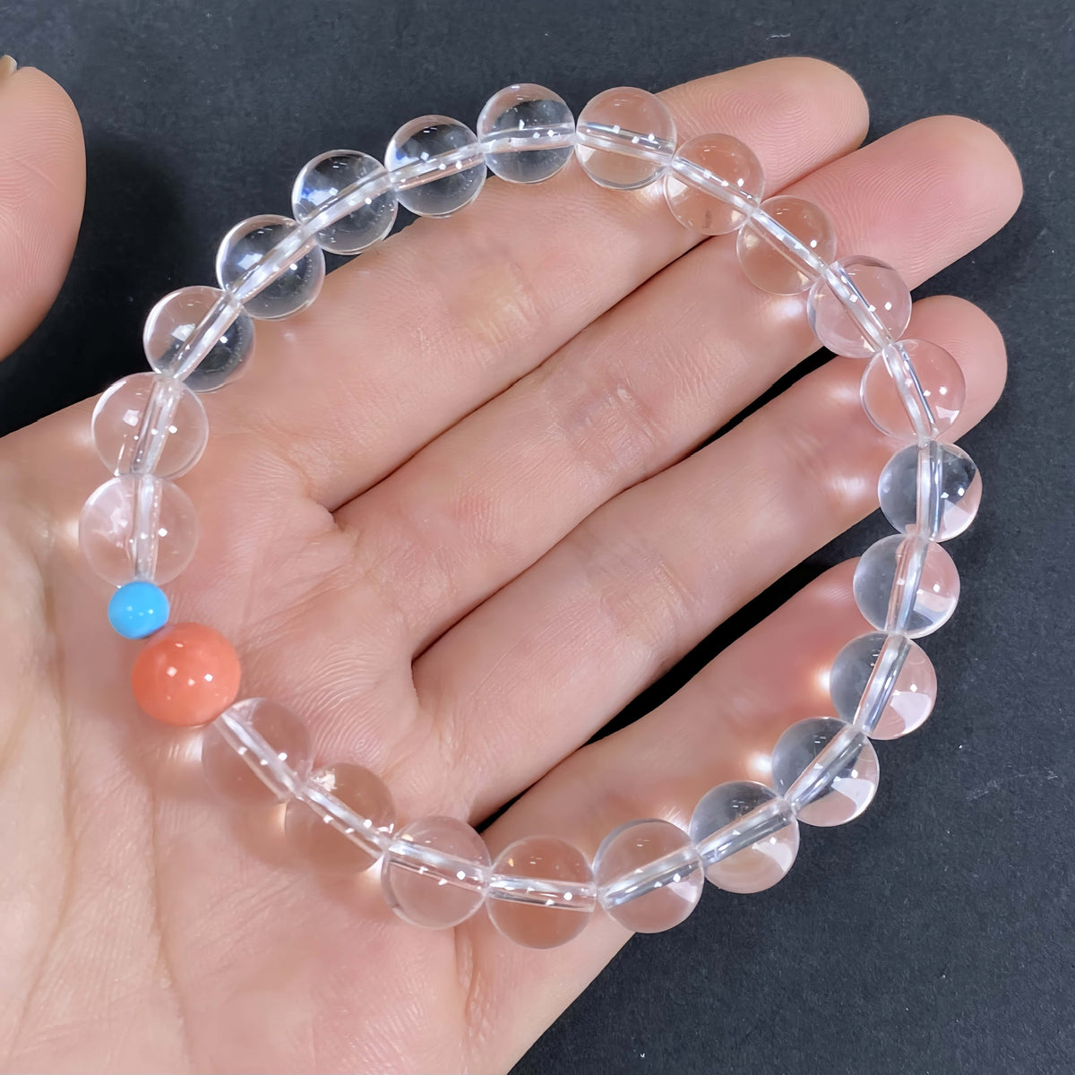 Clear Quartz Crystal Bracelet for Love and Relationship