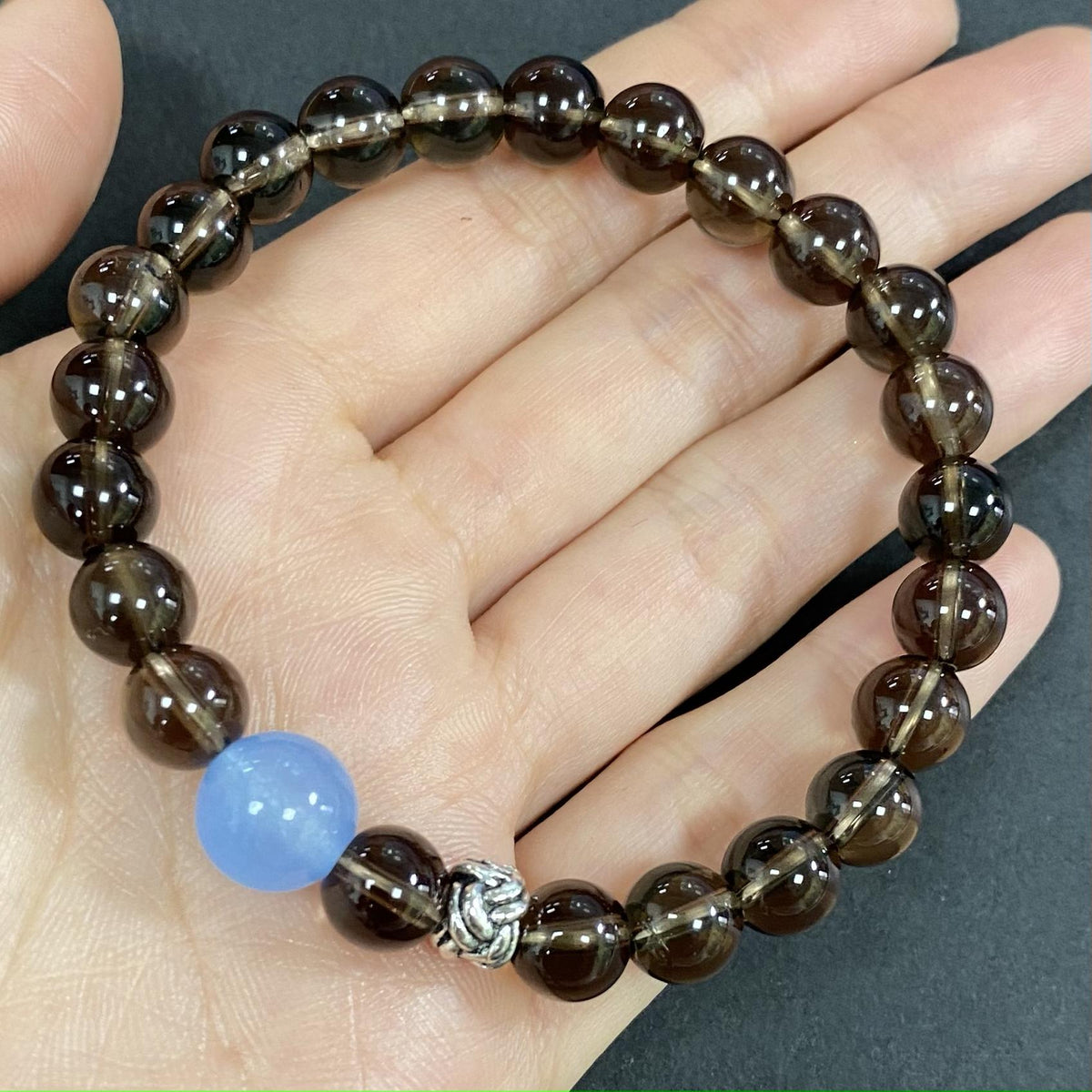 Smoky Quartz to Help Lower Stress & Anxiety Level Crystal Bracelet