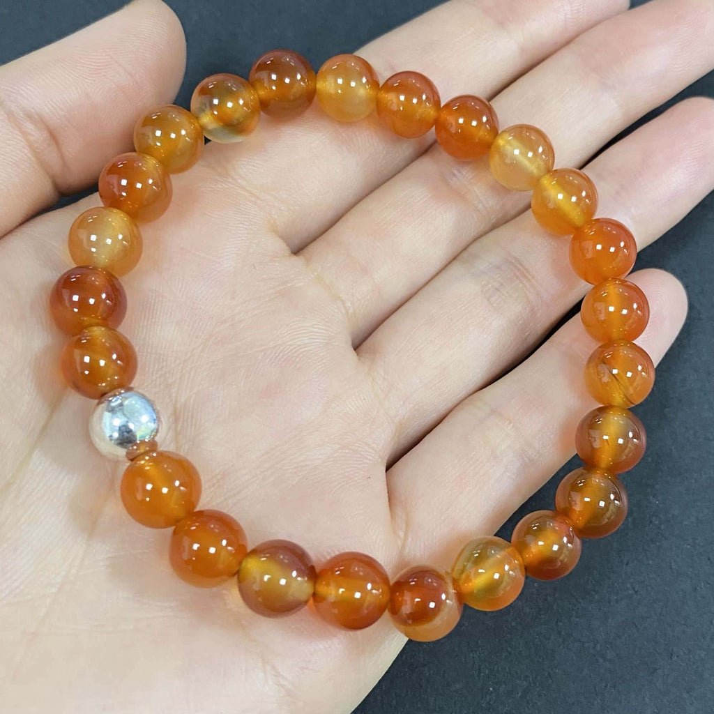 Carnelian for Better Wealth & Career Crystal Bracelet