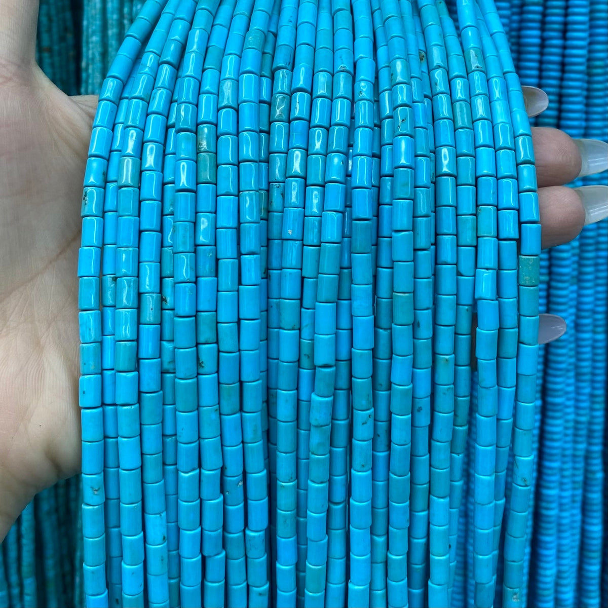 Turquoise Loose Beads Round Fcaeted Rice Rondelle Flat Oval Irregular Shape Beads
