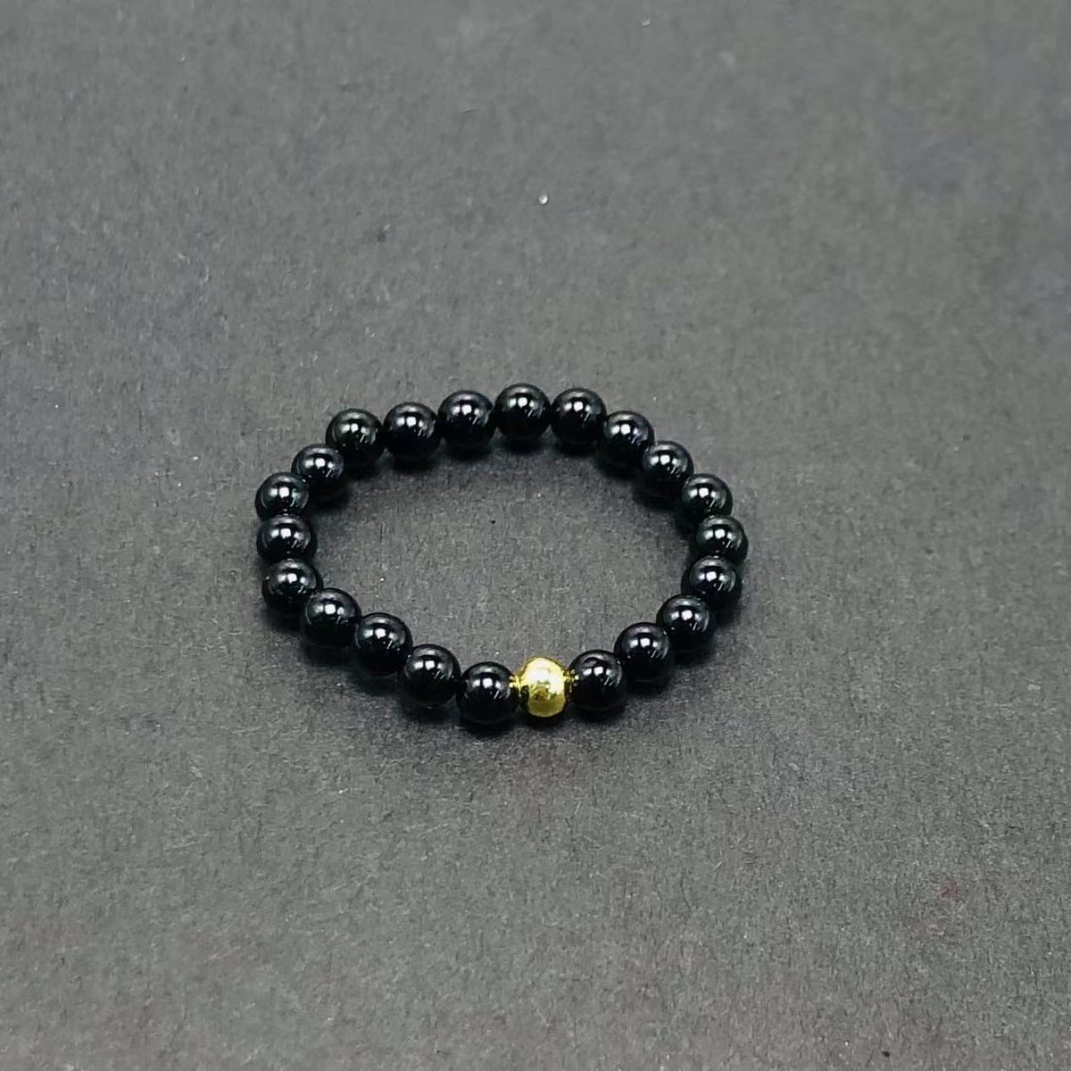 3mm Multi Round Bead Ring Elastic Rings Stackable