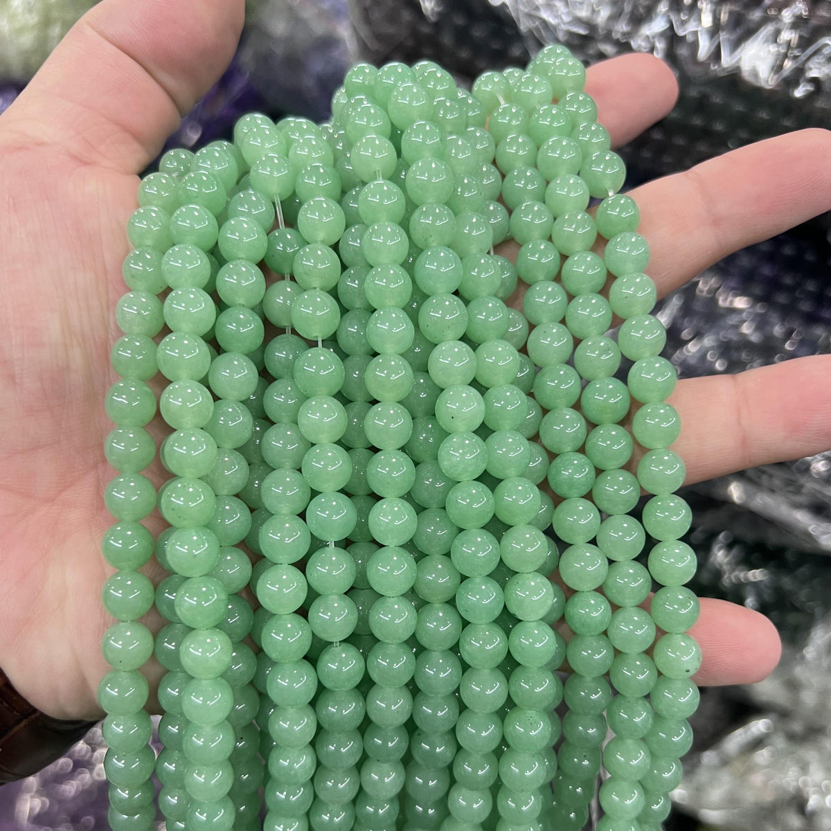 $2.5--8mm #2 Semi- Precious beadsFree Shipping