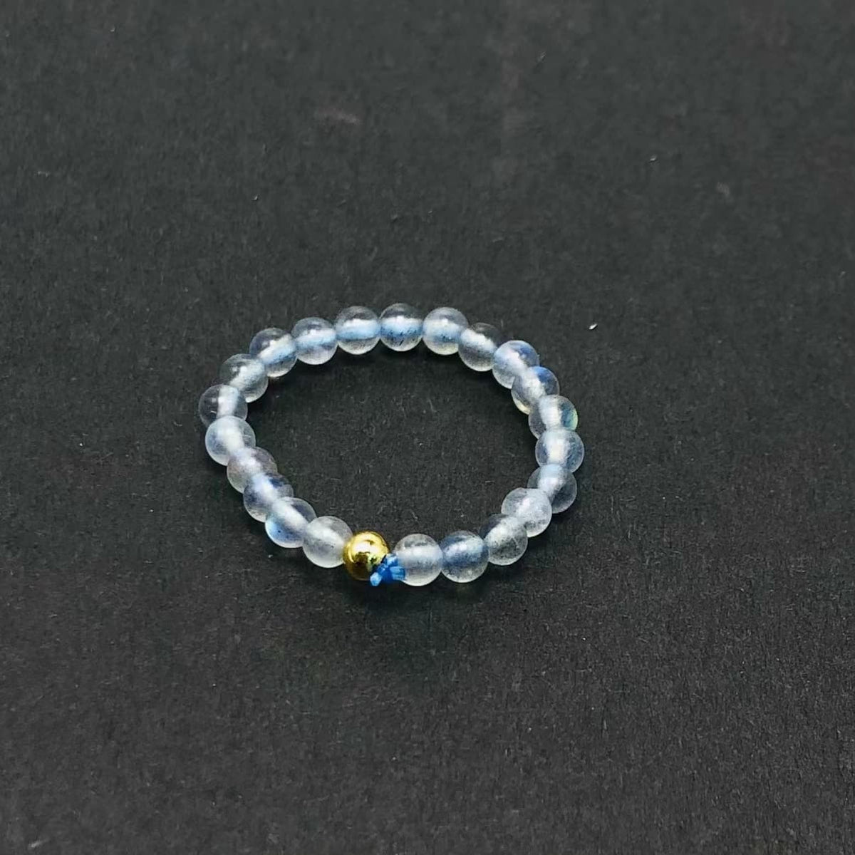 3mm Multi Round Bead Ring Elastic Rings Stackable