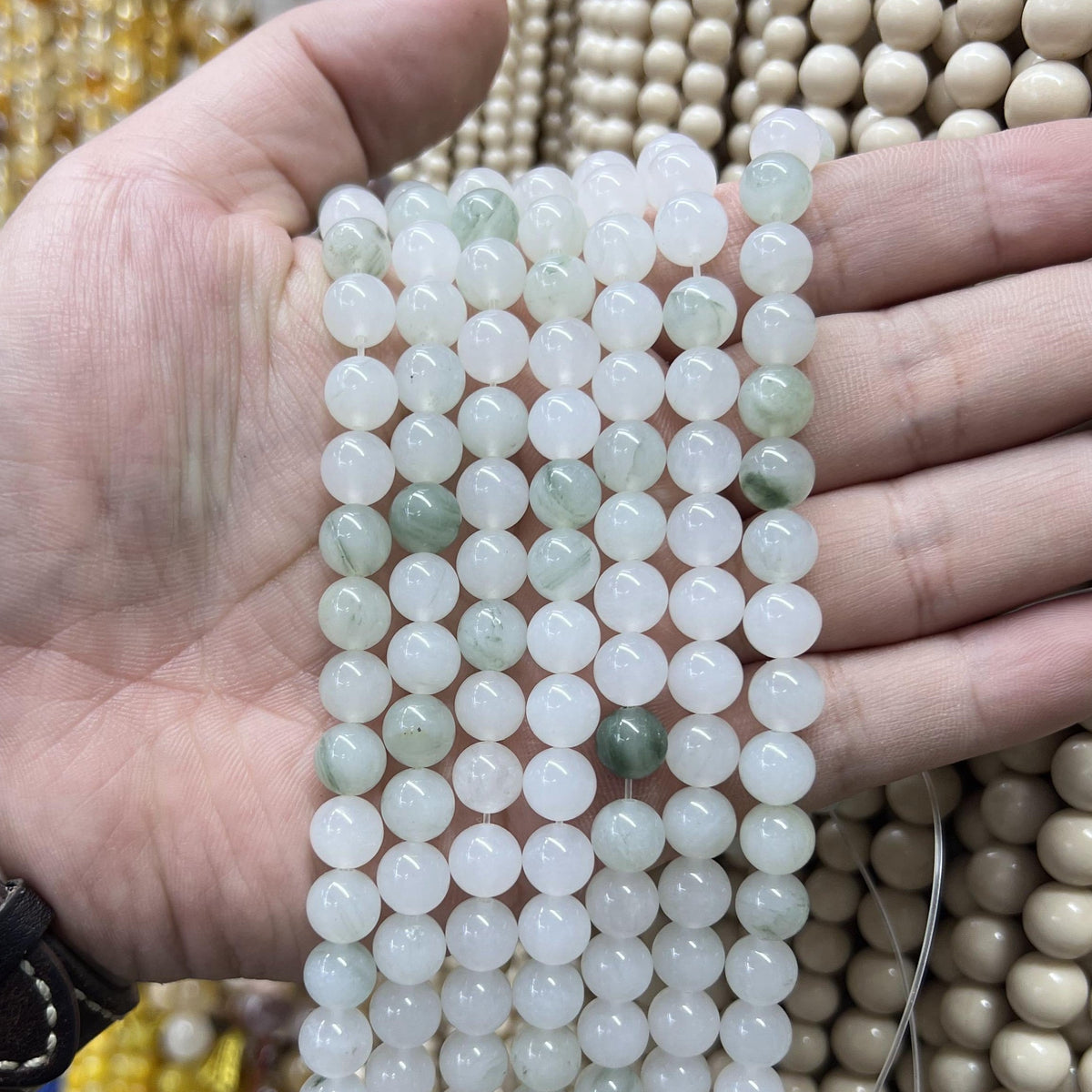 $2.5--8mm semi precious beads #1 Free Shipping