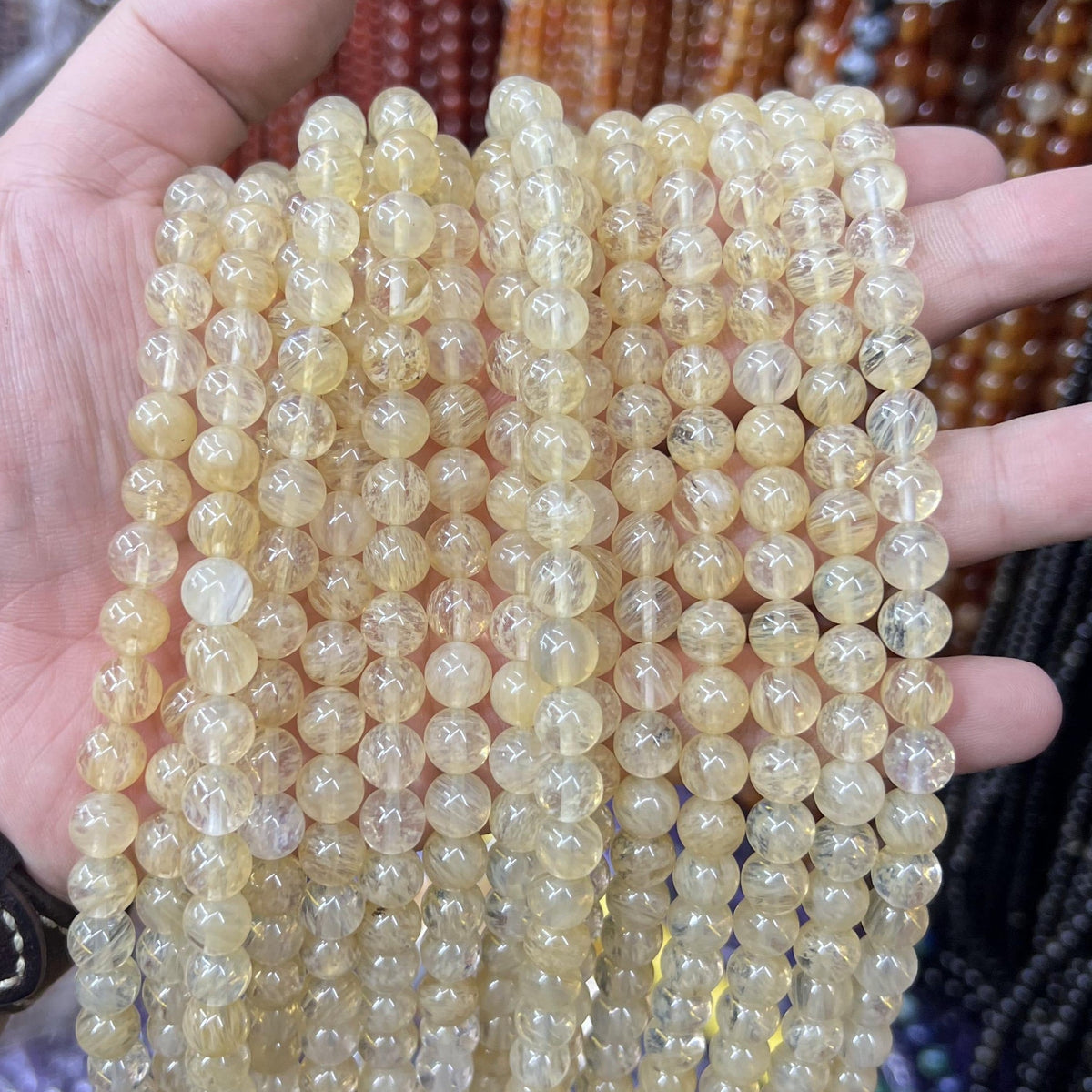 $2.5--8mm #2 Semi- Precious beadsFree Shipping