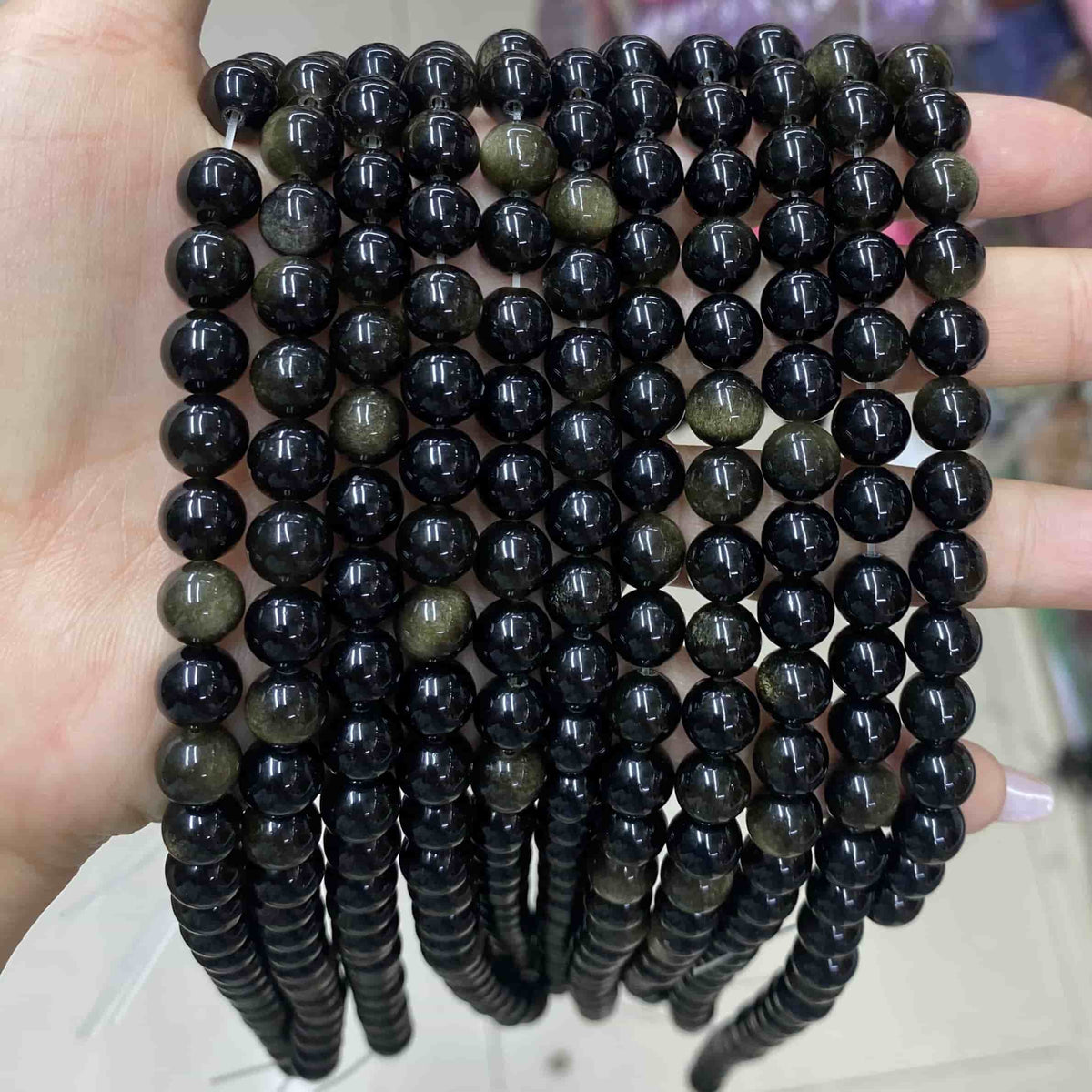 $2.5--8mm #2 Semi- Precious beadsFree Shipping