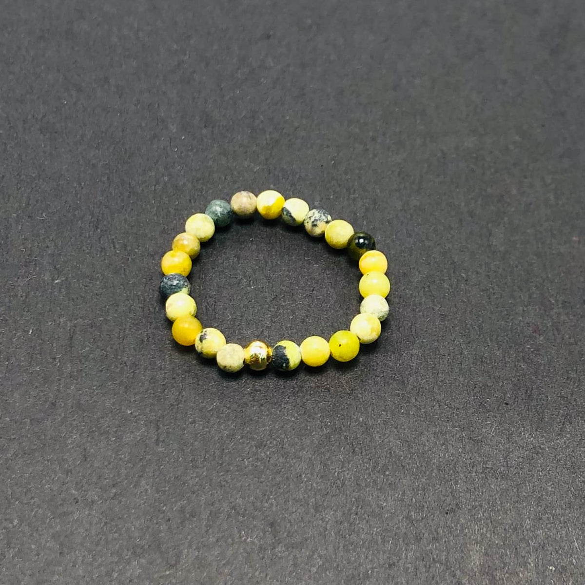 3mm Multi Round Bead Ring Elastic Rings Stackable