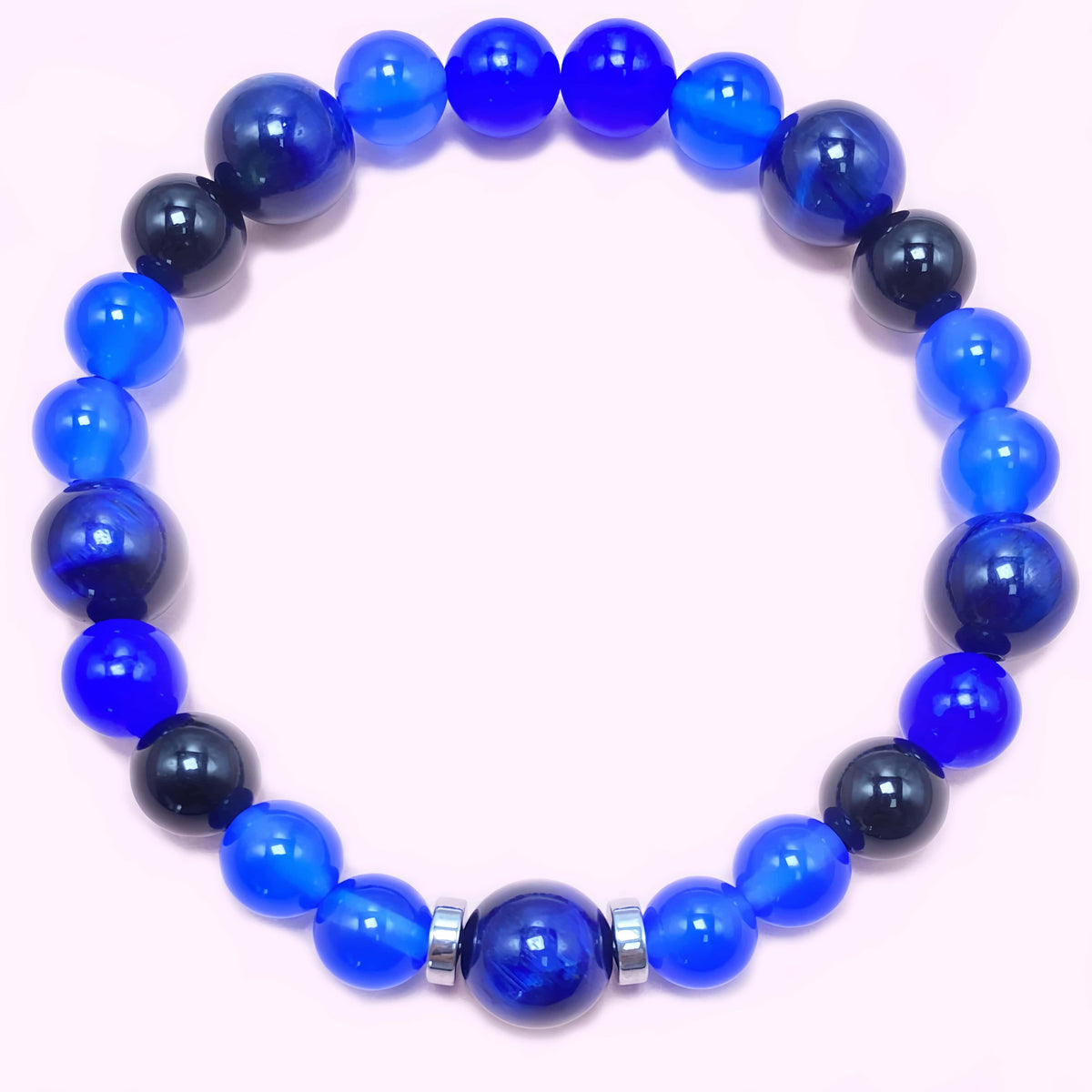 Blue Tiger's Eye to Improve Sleep Crystal Bracelet