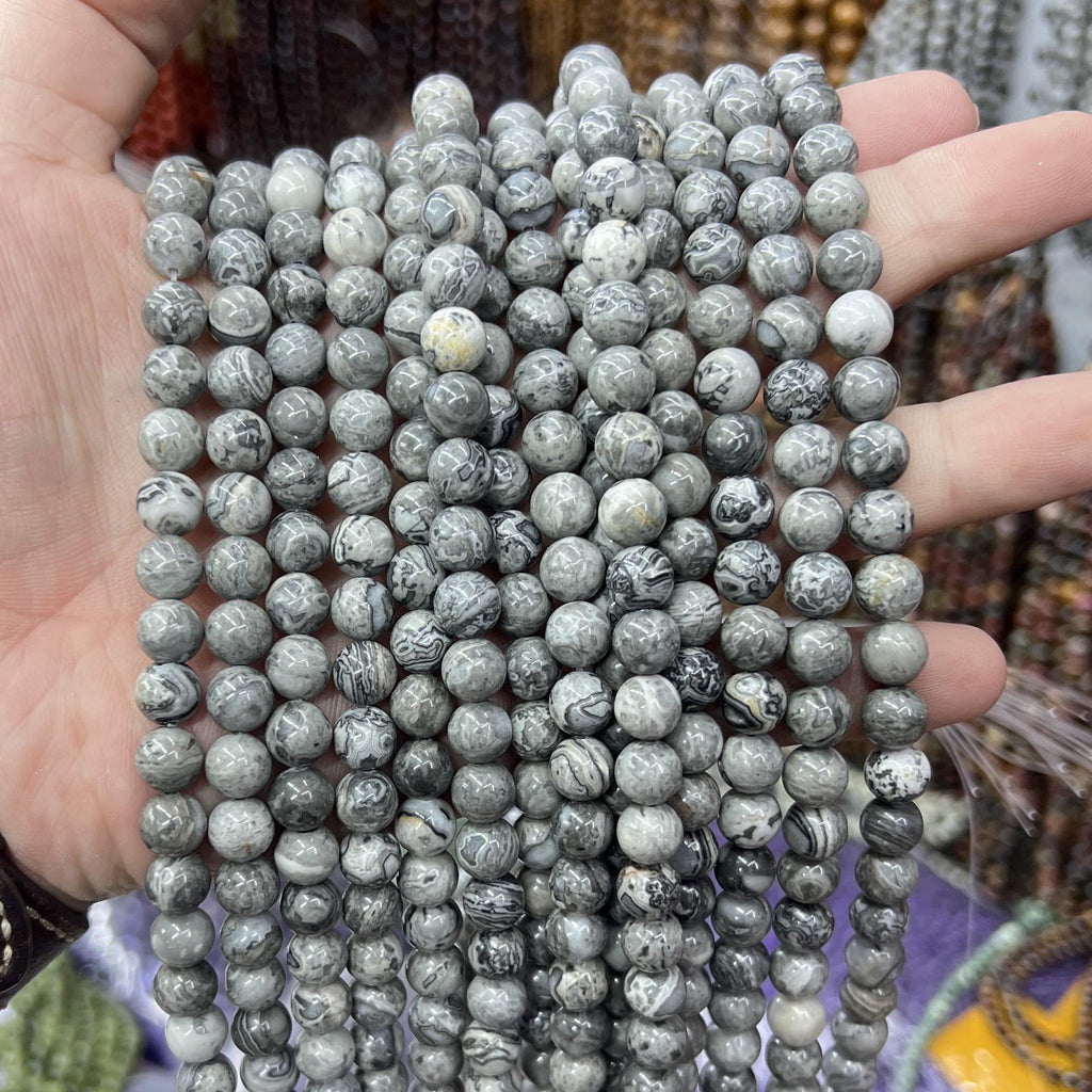 $2.5--8mm #2 Semi- Precious beadsFree Shipping