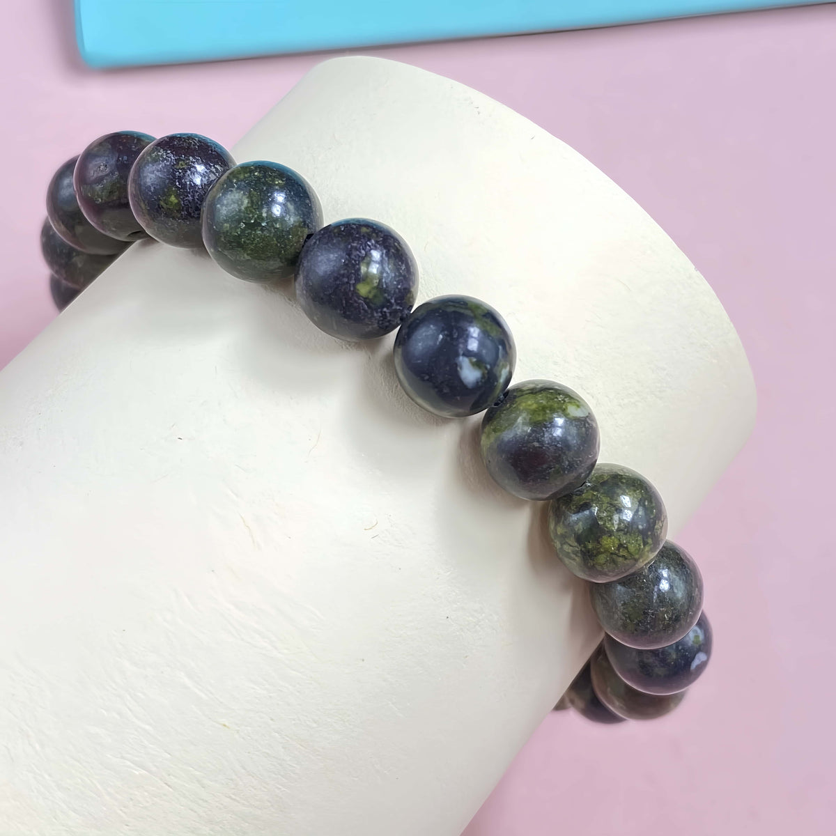Dragon Blood for Protection and Apotropaic Briaded Rope Crystal Bracelet