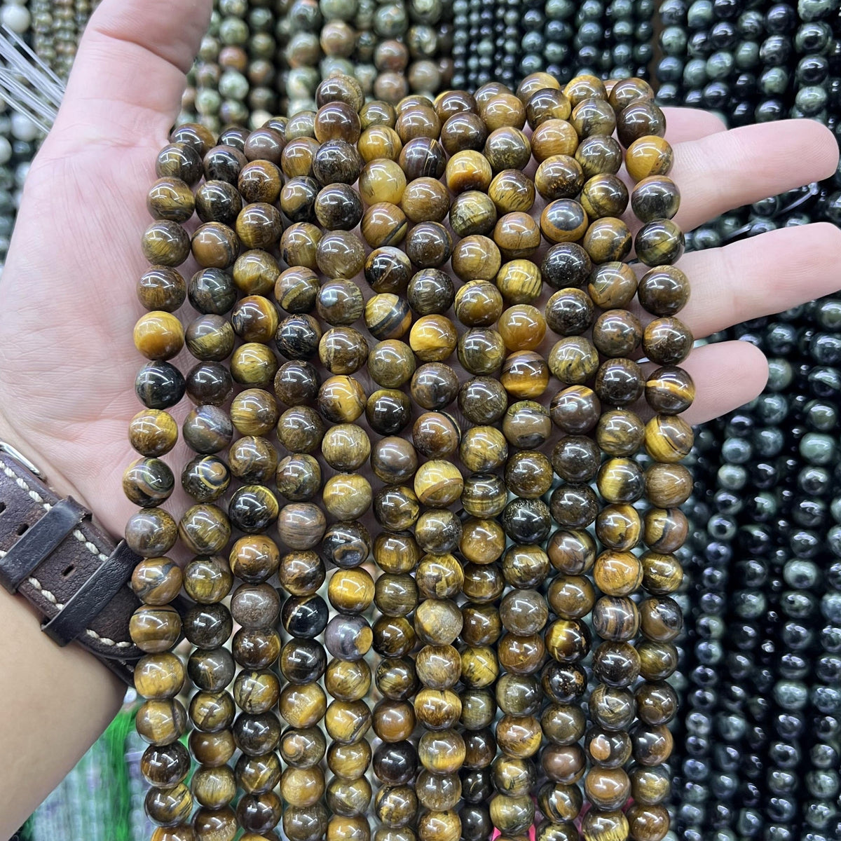 $2.5--8mm semi precious beads #1 Free Shipping