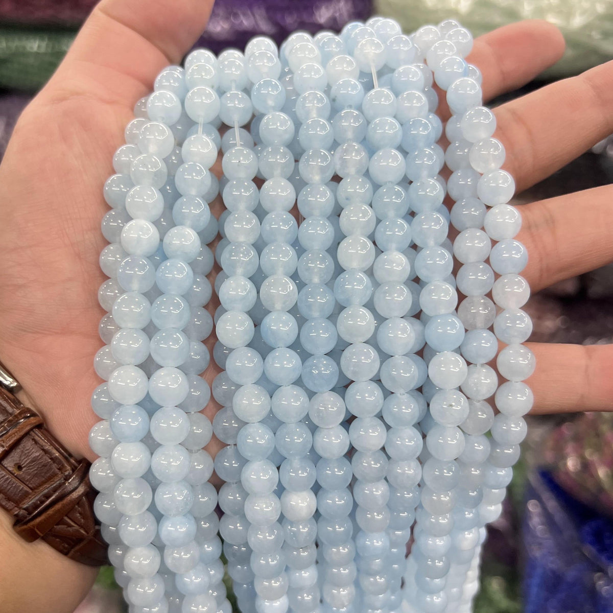$2.5--8mm semi precious beads #1 Free Shipping
