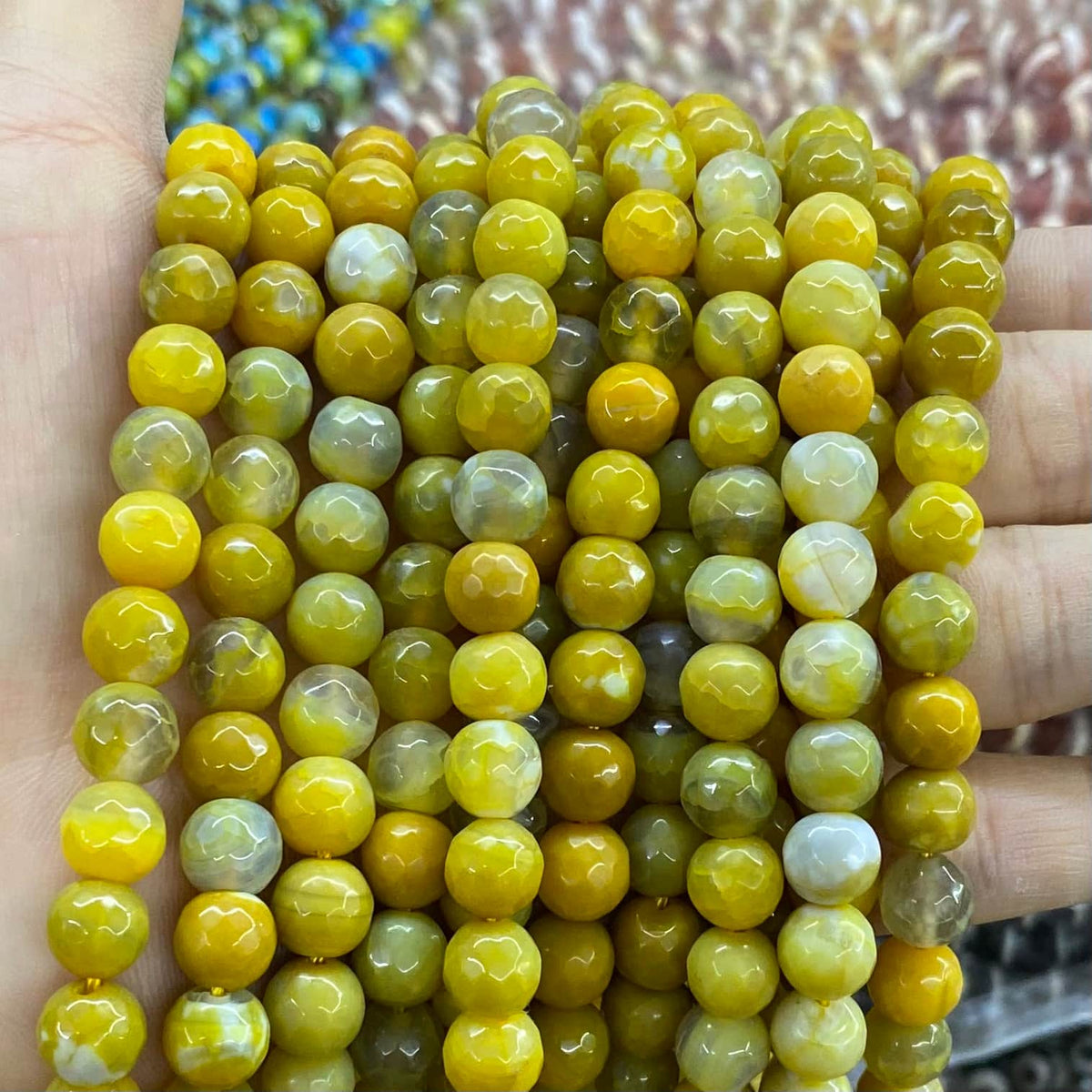 #2 Round Aagte Beads 6mm/8mm/10mm
