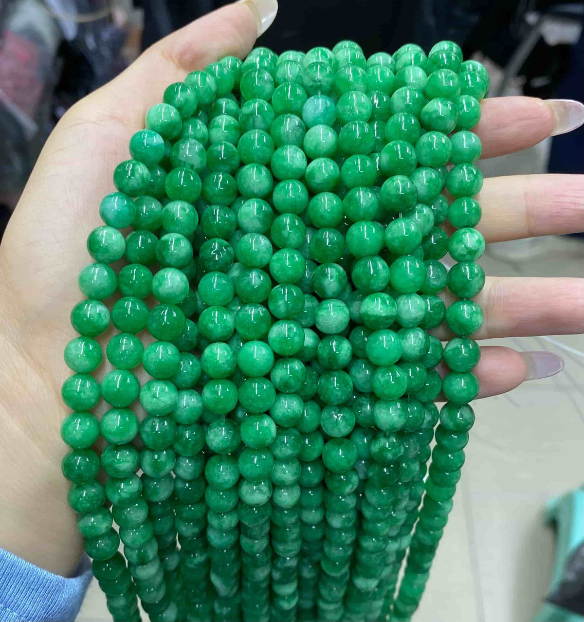 Color Jade Beads Round Smooth/Faceted Beads 6mm/8mm/10mm