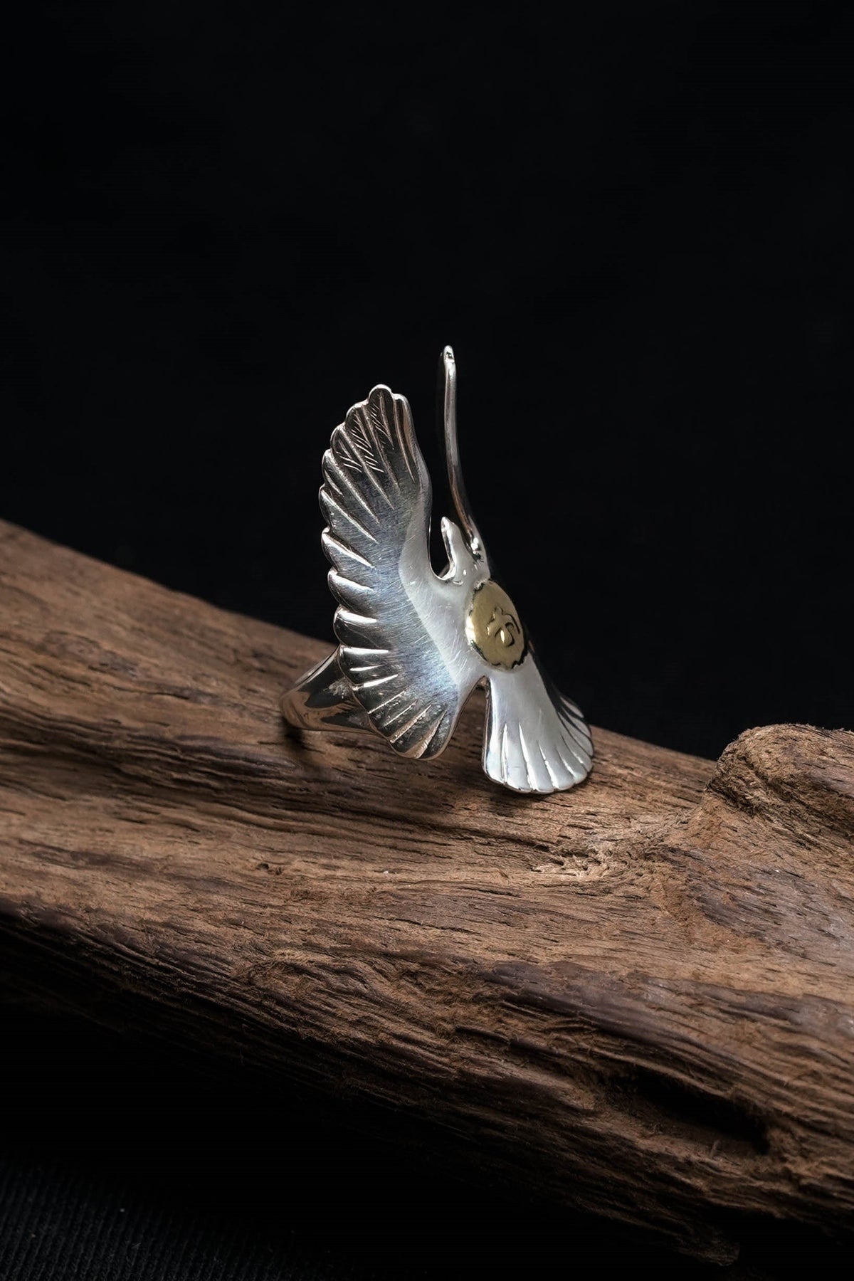Takahashi Goro Antique Eagle Rings