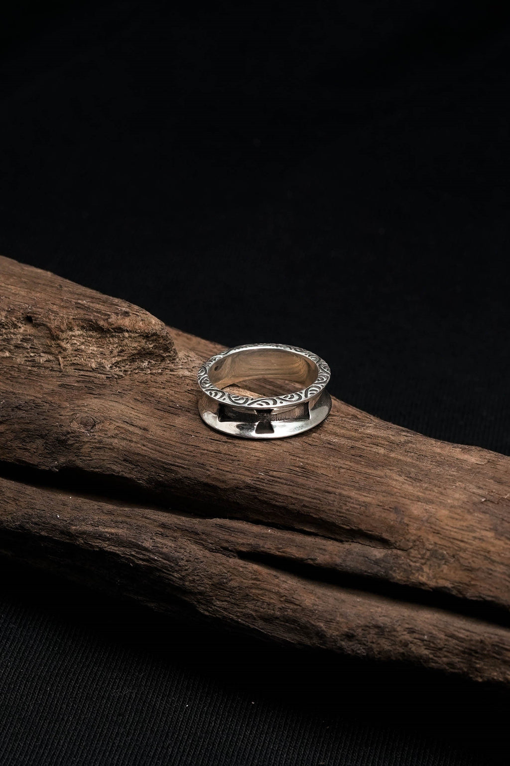Small Cross 925 Sterling Silver Retro Ring