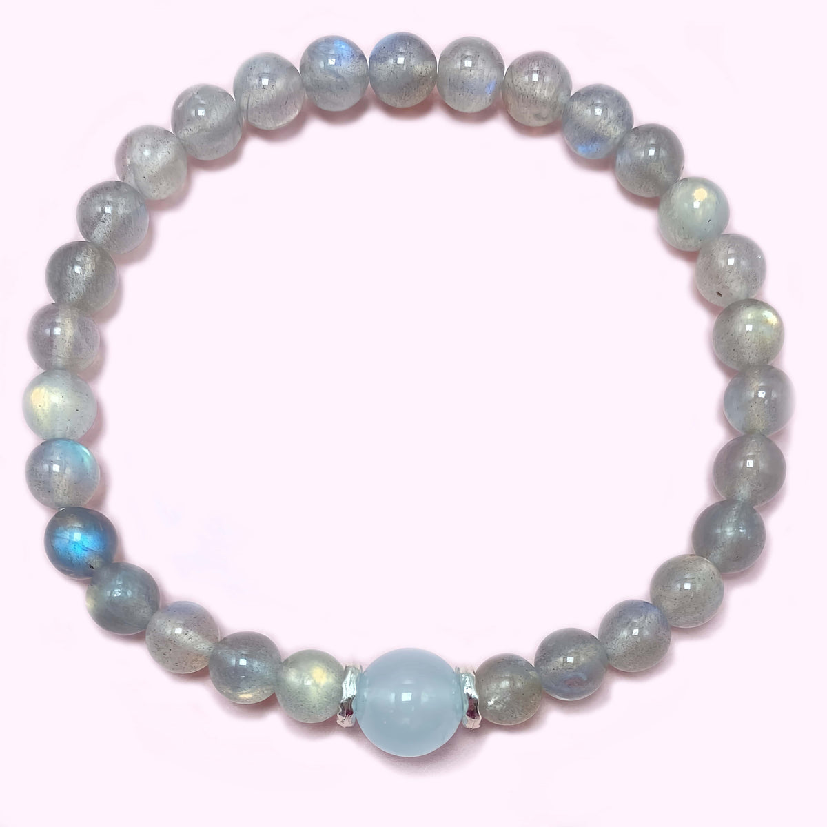 Labradorite to Help Lower Stress & Anxiety Level Crystal Bracelet